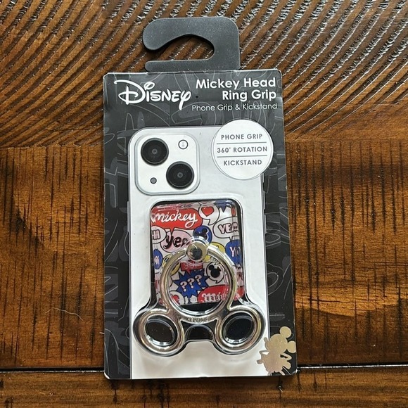 Disney‎ Mickey Head Ring Grip - Phone Grip & Kickstand - New in package - Picture 1 of 2